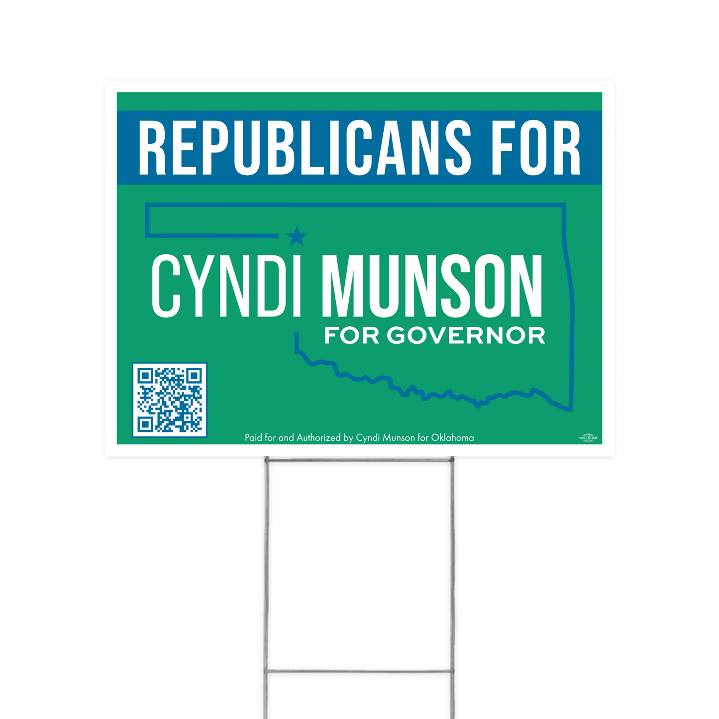 Republicans for Cyndi Munson Yard Sign